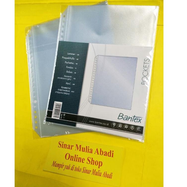 

➩pm Ready➩ Kantong Pocket Binder Note Varian A5 dan B5 Plastik Loose Leaf / pak isi 10 lembar Q66
