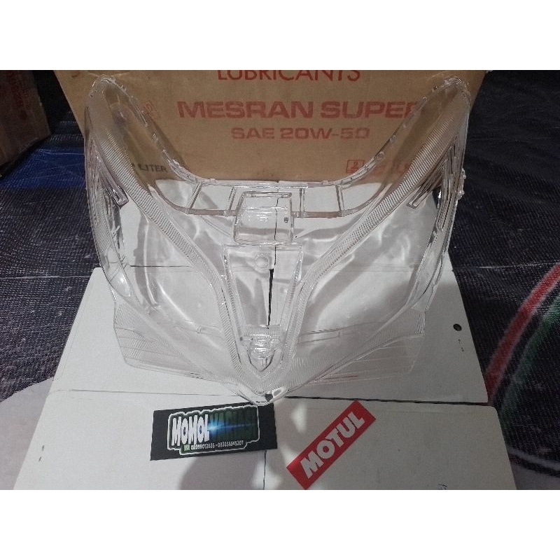 mika kaca lampu depan vario 125 old/vario 125 bohlam