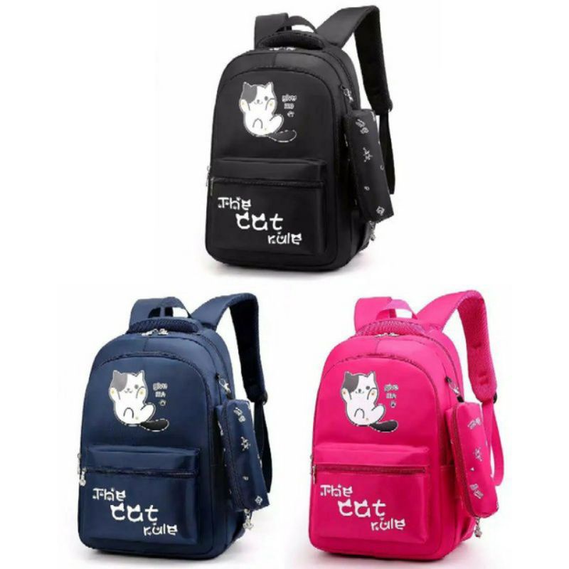 YOKI_STORE Tas Sekolah Anak Perempuan Sekolah Dasar 1-6 Kelas Anak TK SD SMP
