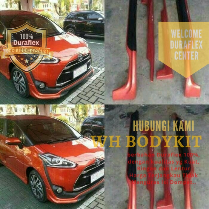 Aksesoris diskon bodykit sienta TIPE Q ONGKIR MURAH BOSKU