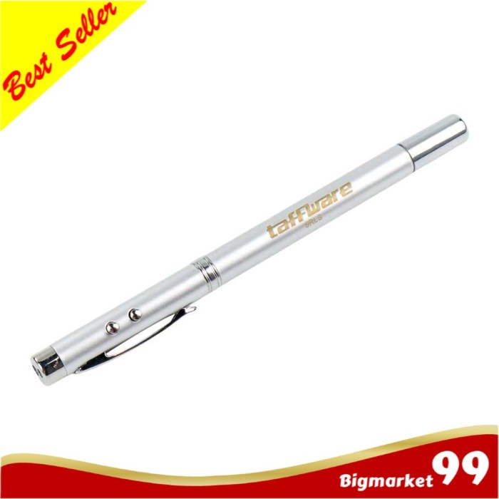 

Pulpen Pena Premium 5 in 1 Laser Pointer Bolpoin - 5RLS - Silver