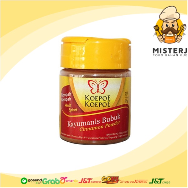 

Koepoe Koepoe Kayu Manis Bubuk | Cinnamon Powder | 35 Gram