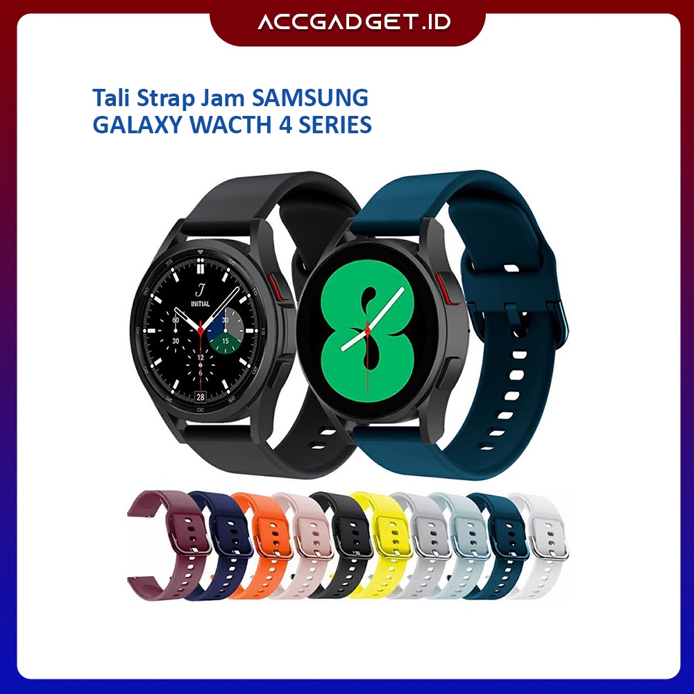 Tali Strap Smartwatch Samsung Galaxy Watch 4 40mm 44mm / Watch 4 Classic 42mm 46mm - Act20 Silicone Strap