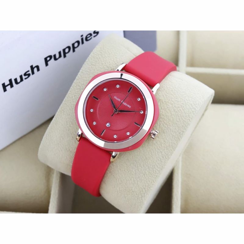 Jam Tangan Wanita Hush Puppies Tanggal Aktif Kesukaan Favorit