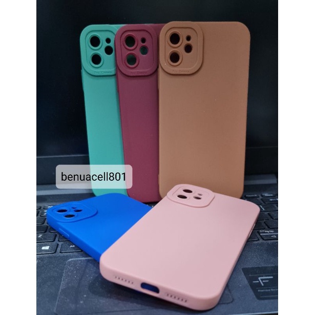 Silicon warna soft case polos pro camera macaron IPHONE all type