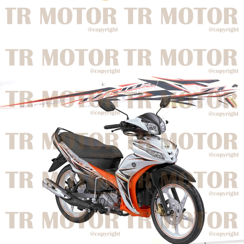 Stiker Motor Jupiter Z1 2013 Sticker Striping Lis Full Set Motor