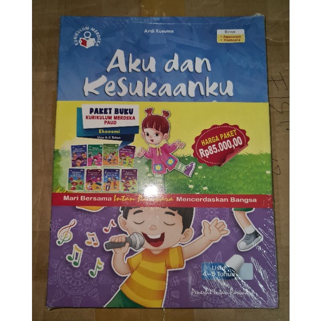 Jual Paket Buku Kurikulum Merdeka Jenjang Paud Ekonomi Usia 4 5 Tahun