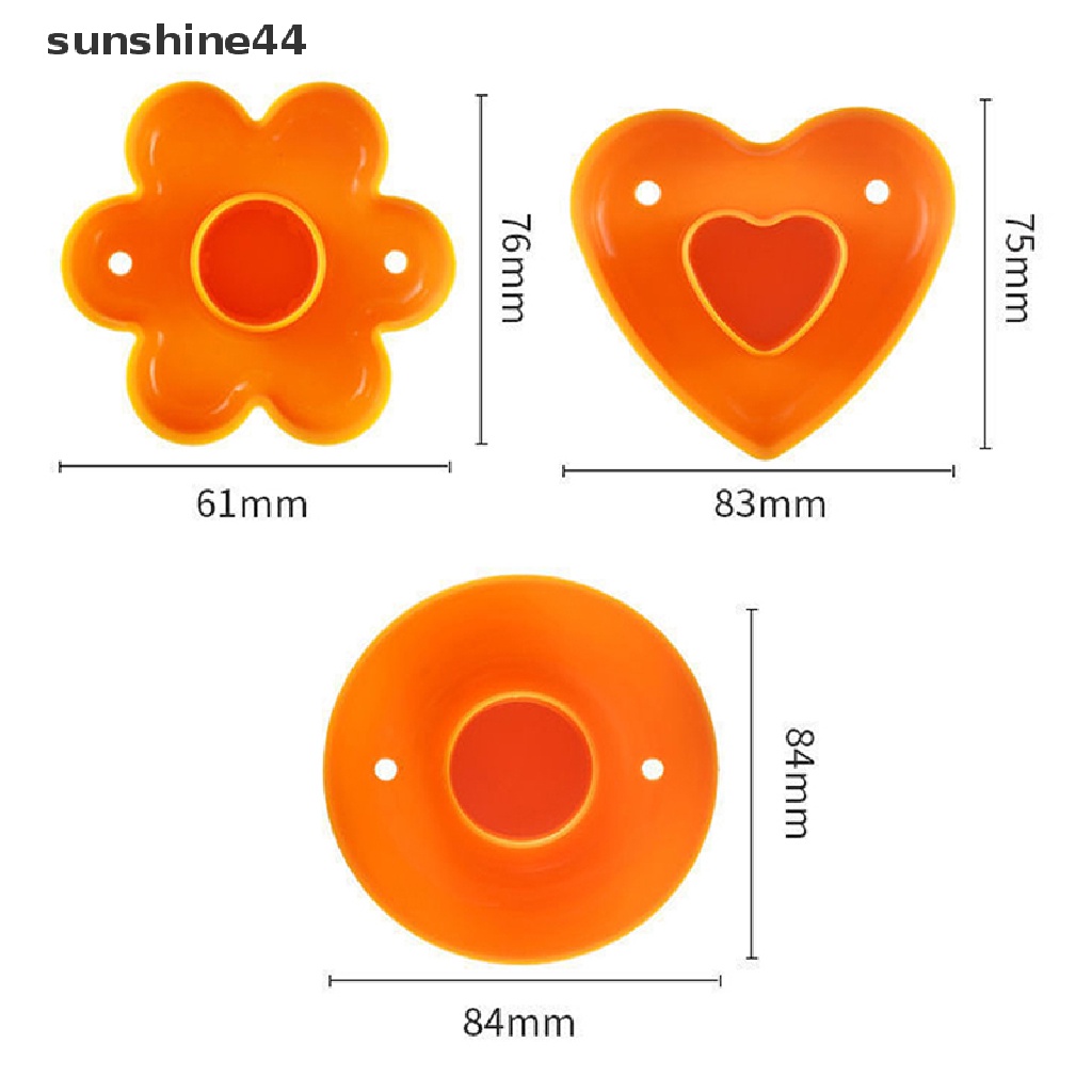 Sunshine Cetakan Kue / Donat / Roti Bentuk Hati / Bulat / Bunga Sakura Hollow