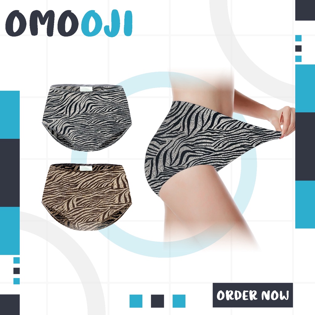 Omooji - Celana Dalam Wanita Sexy Motif Macan B077