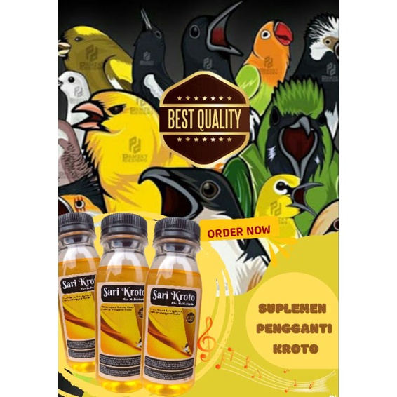 Sari Kroto suplemen Pengganti kroto burung pemakan kroto multivitamin vitamin burung