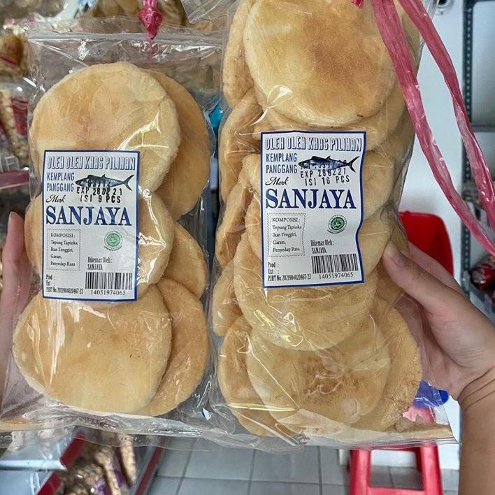 

9.9 MALL Kemplang Bangka Panggang Ikan Tenggiri Cap Sanjaya - Snack Bangka - Makanan Bangka 