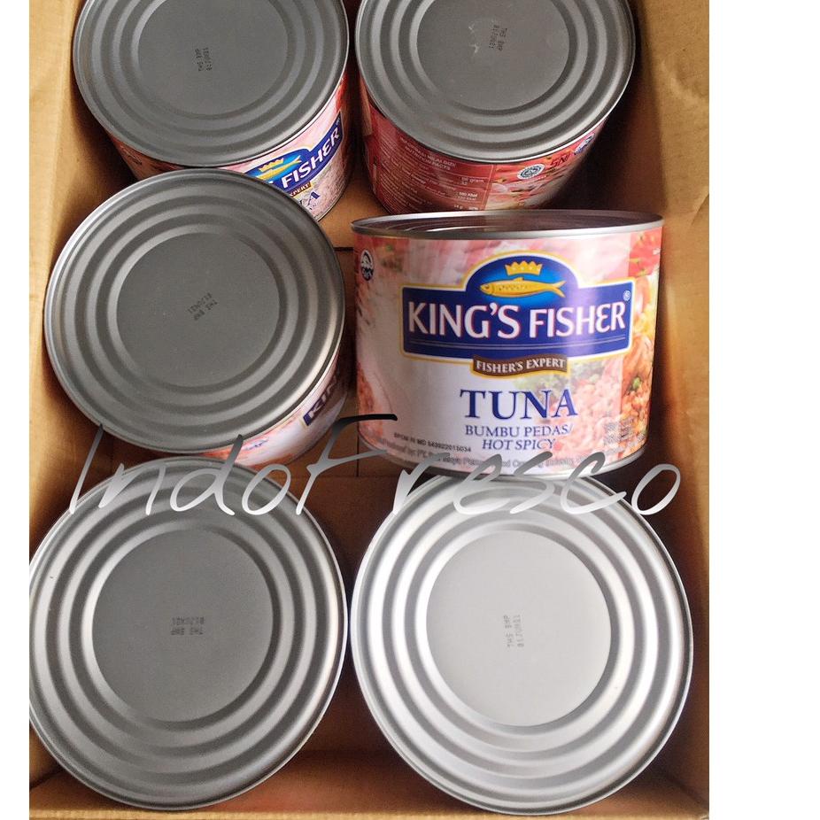 

IdO4a4Z--King's Fisher Tuna In Hot Spicy Canned- Daging Tuna Pedas Kaleng 1800g