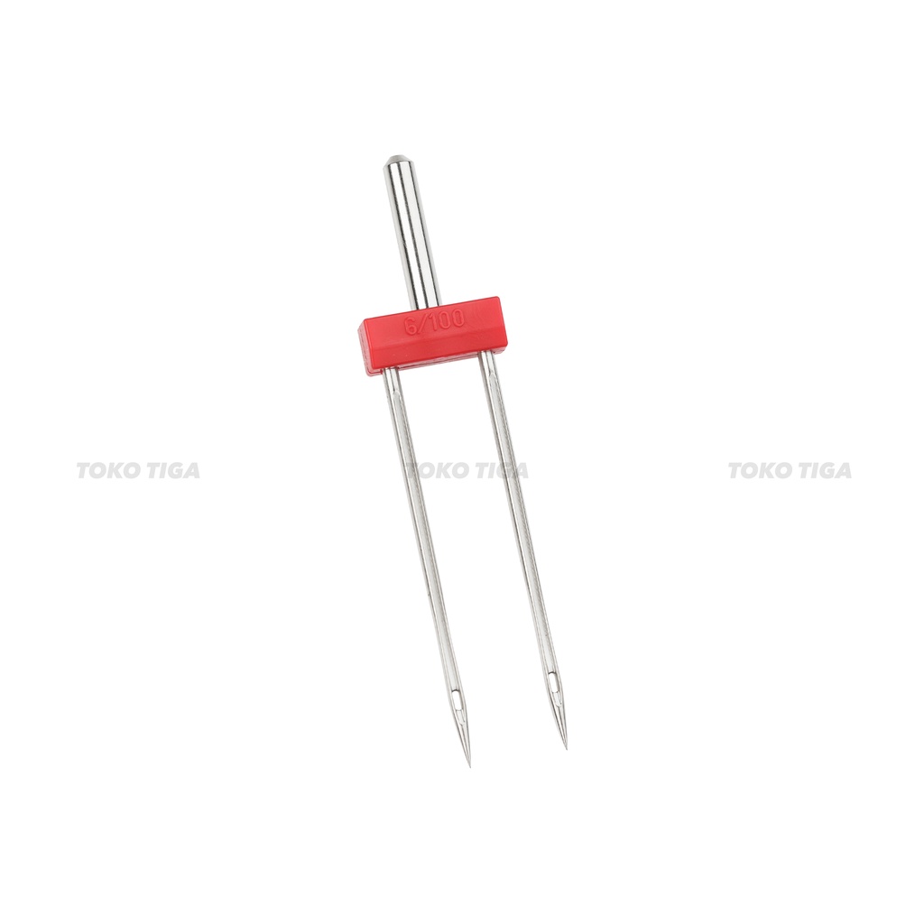 Organ Twin Needles - Jarum Kembar Ukuran 100/6mm