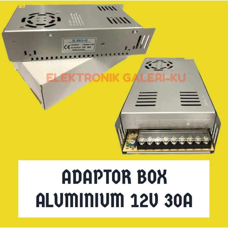 ADAPTOR SWITCHING BOX ALUMINIUM 12V 30A