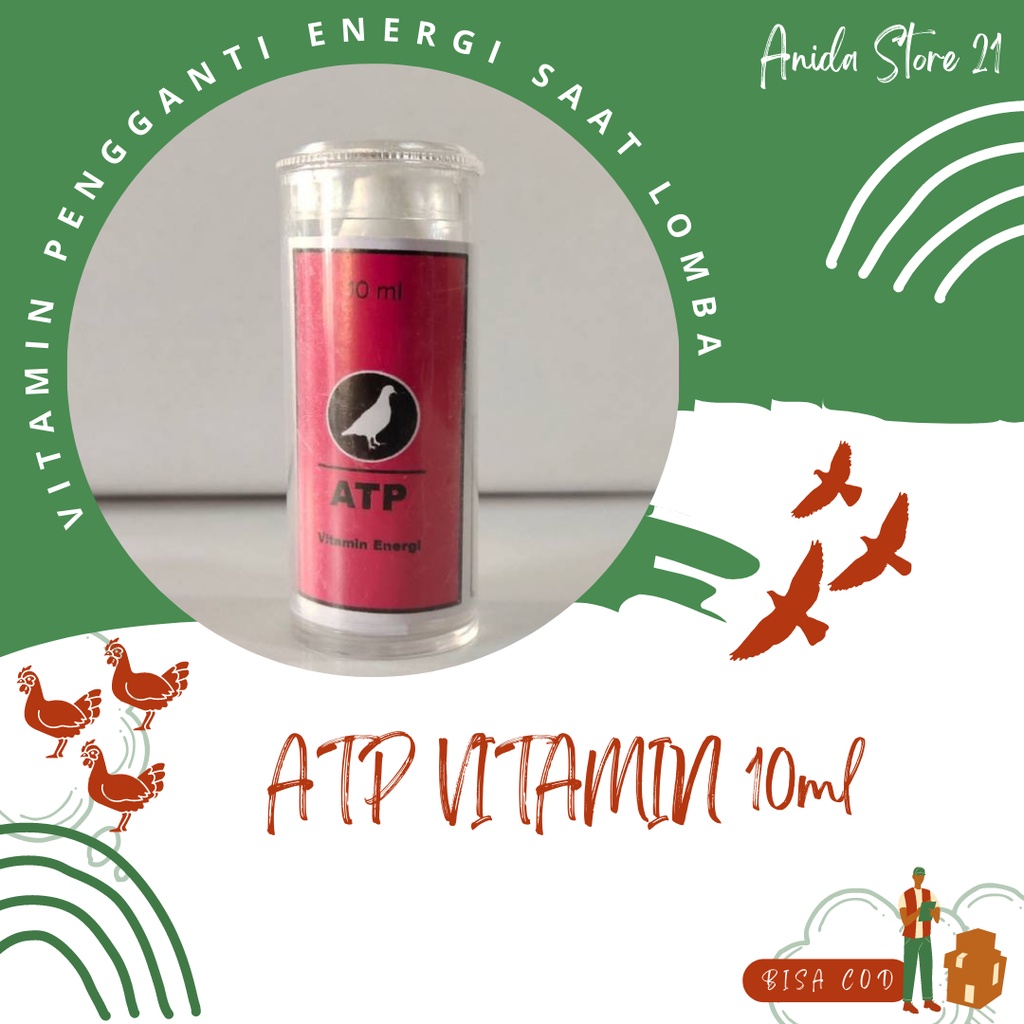 Atp Vitamin Energi 10ml Berkhasiat Untuk Pengganti Energi