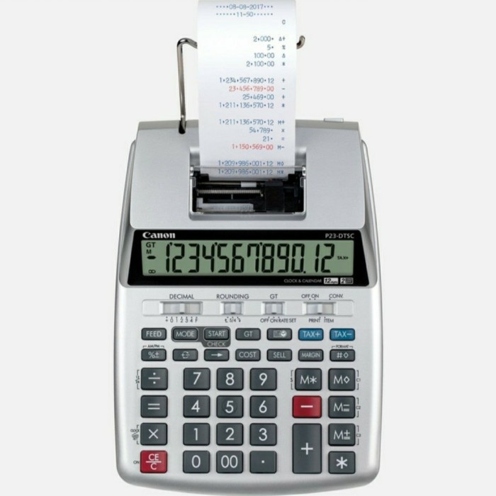 

CANON P23-DTC Printing Calculator / Kalkulator Kasir Printer Struk P23