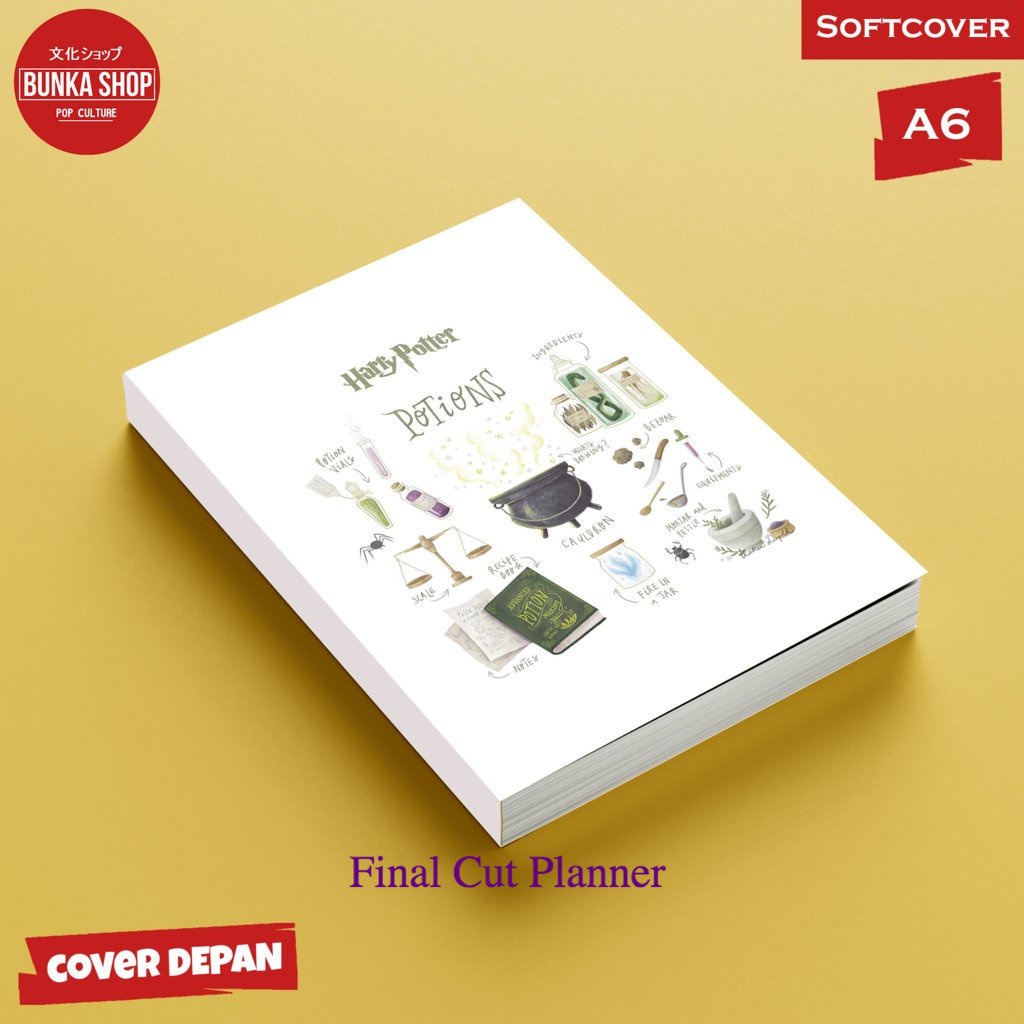 

Pocket Note Harry Potters Doodles Potions Softcover A 6 Buku Tulis Catatan Notes Agenda Planner Jurnal