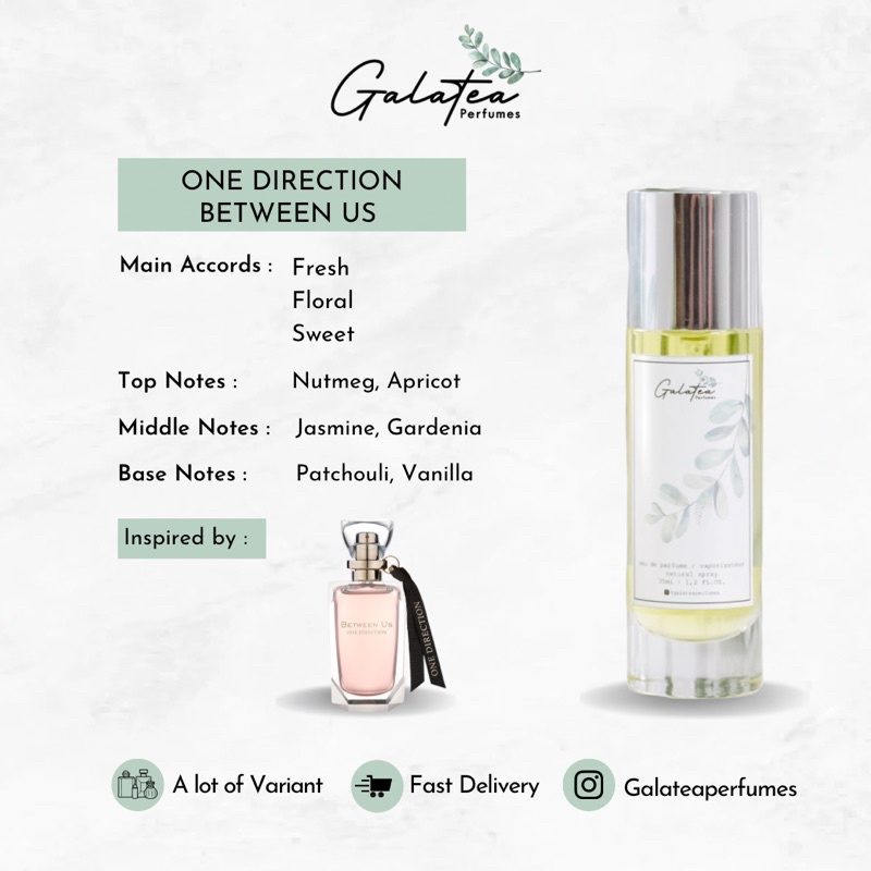 Parfum Wanita Tahan Lama Dan Wangi One Direction Between us - Eau De Parrfum 35ML