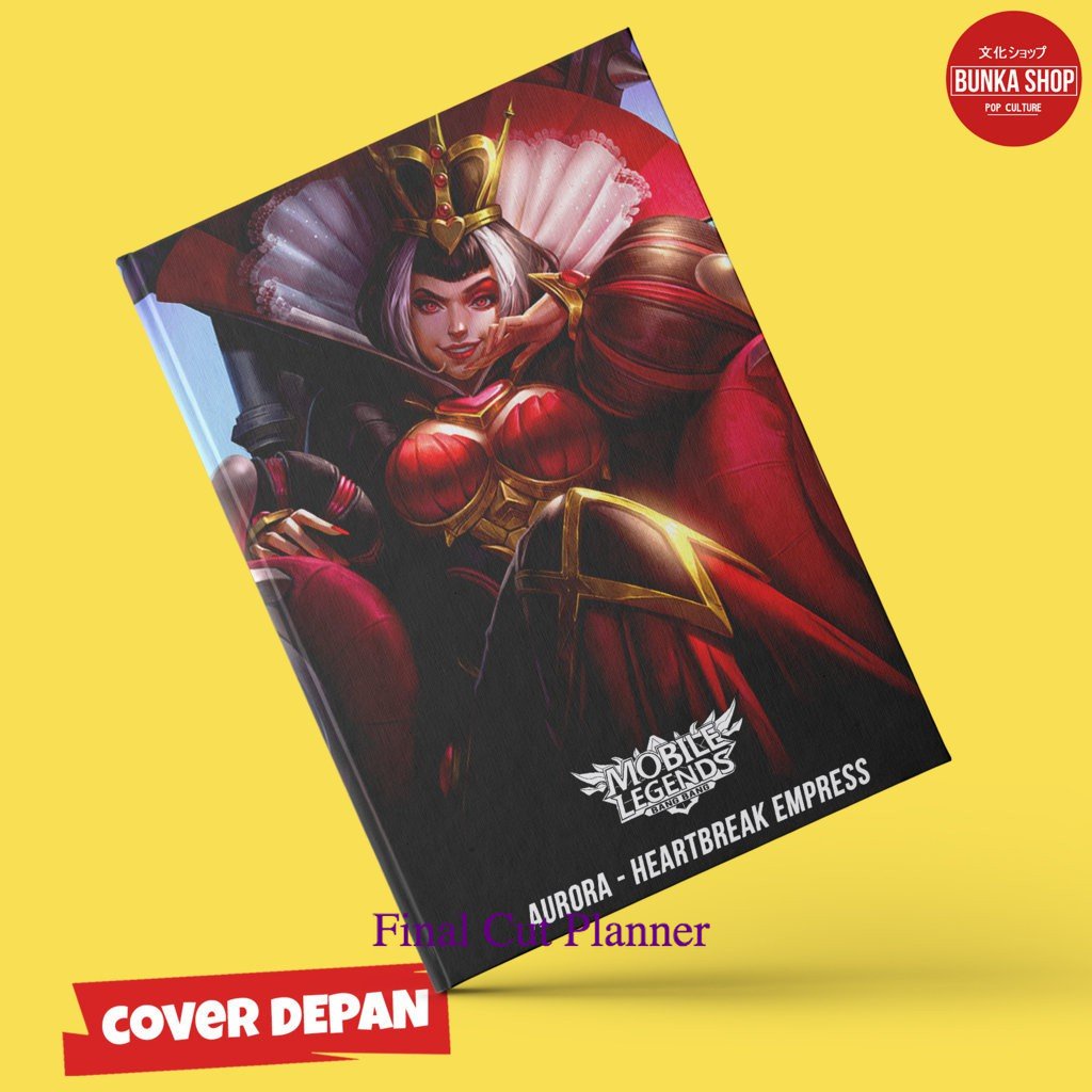 

Note Book Game Mobile Legends Aurora Heartbreak Empress Hardcover A5 Buku Catatan Buku Tulis Murah .