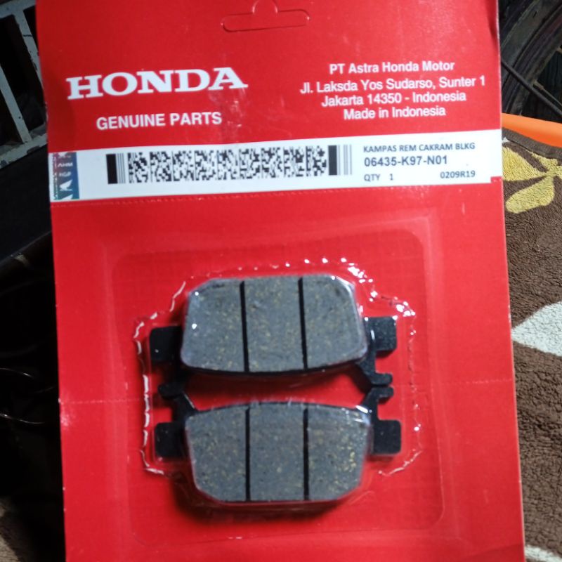 Kampas rem belakang PCX lokal 150