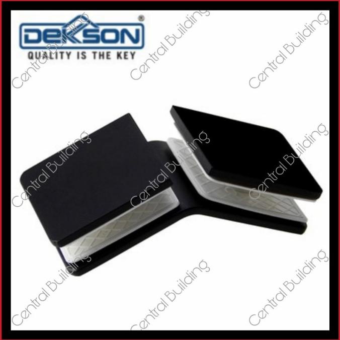 Penjepit Kaca Ke Kaca Hitam Dekson/Glass Clip Kaca Kaca Gc 832 Black