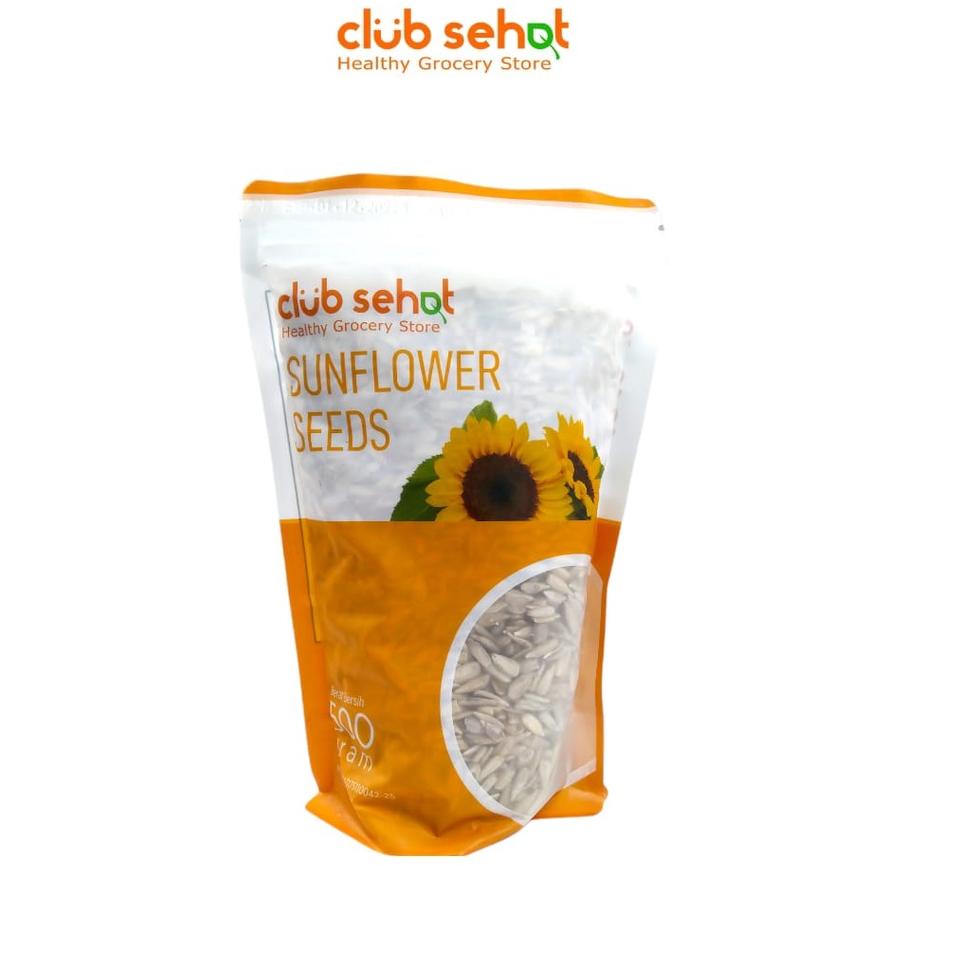 

Pro sale--CLUB SEHAT - Sunflower Seed 500gr biji bunga matahari natural mentah kuaci kupas