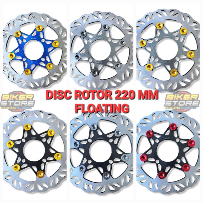 DISK BREAKE PIRINGAN CAKRAM DEPAN ROTOR 220MM NOUVO JUPITER MX VEGA FIRZ MIO BEAT