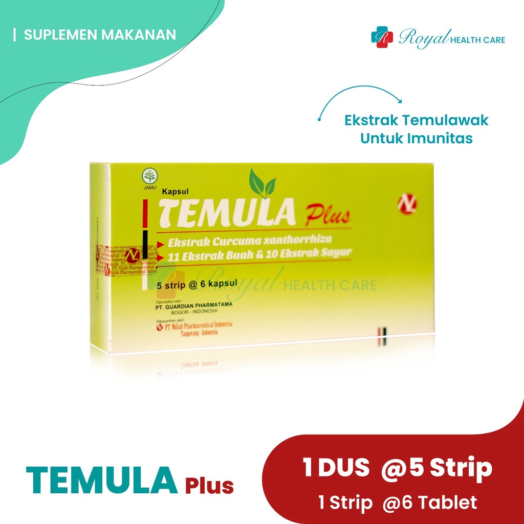 TEMULA PLUS STRIP 6 TABLET Untuk Memperbaiki Nafsu Makan