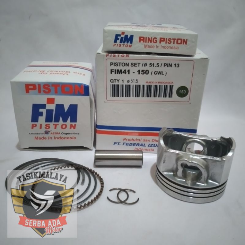 PISTON KIT SEHER KIT FIM 41 GRAND, WIN, LEGENDA, SUPRA X,REVO 100, SUPRA FIT NEW