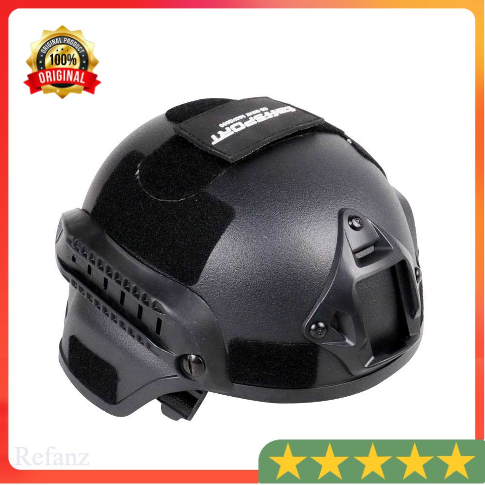 TaffSPORT Helm Helem Tactical Airsoft Gun Paintball CS SWAT - MICH2000