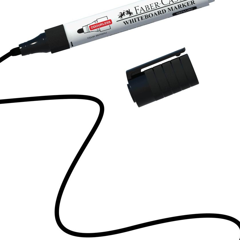 

Diskon✔️Whiteboard Marker Pen Eco Black ink 1 box isi 12 pcs|RA8