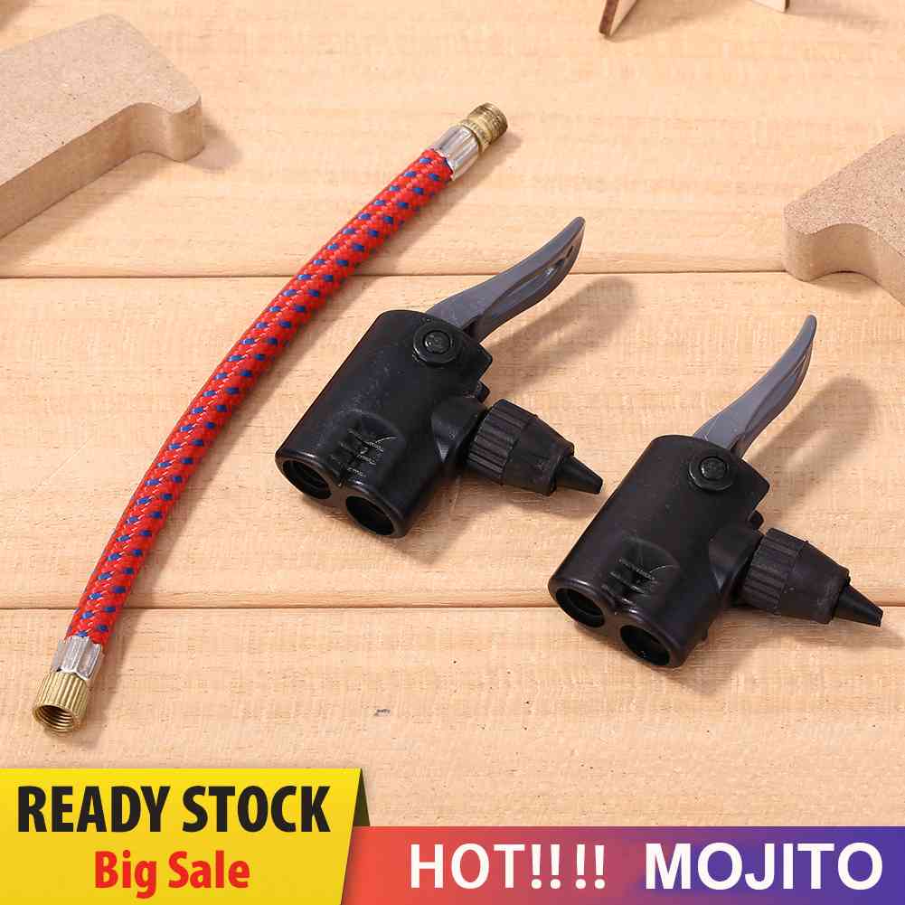 Set Adaptor Katup Presta Schrader Kepala Ganda Untuk Selang Udara Sepeda Mtb