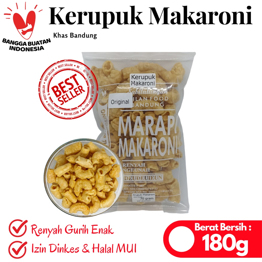 

Kerupuk Makaroni Seblak Pedas Milan Food 180gr Makanan Ringan