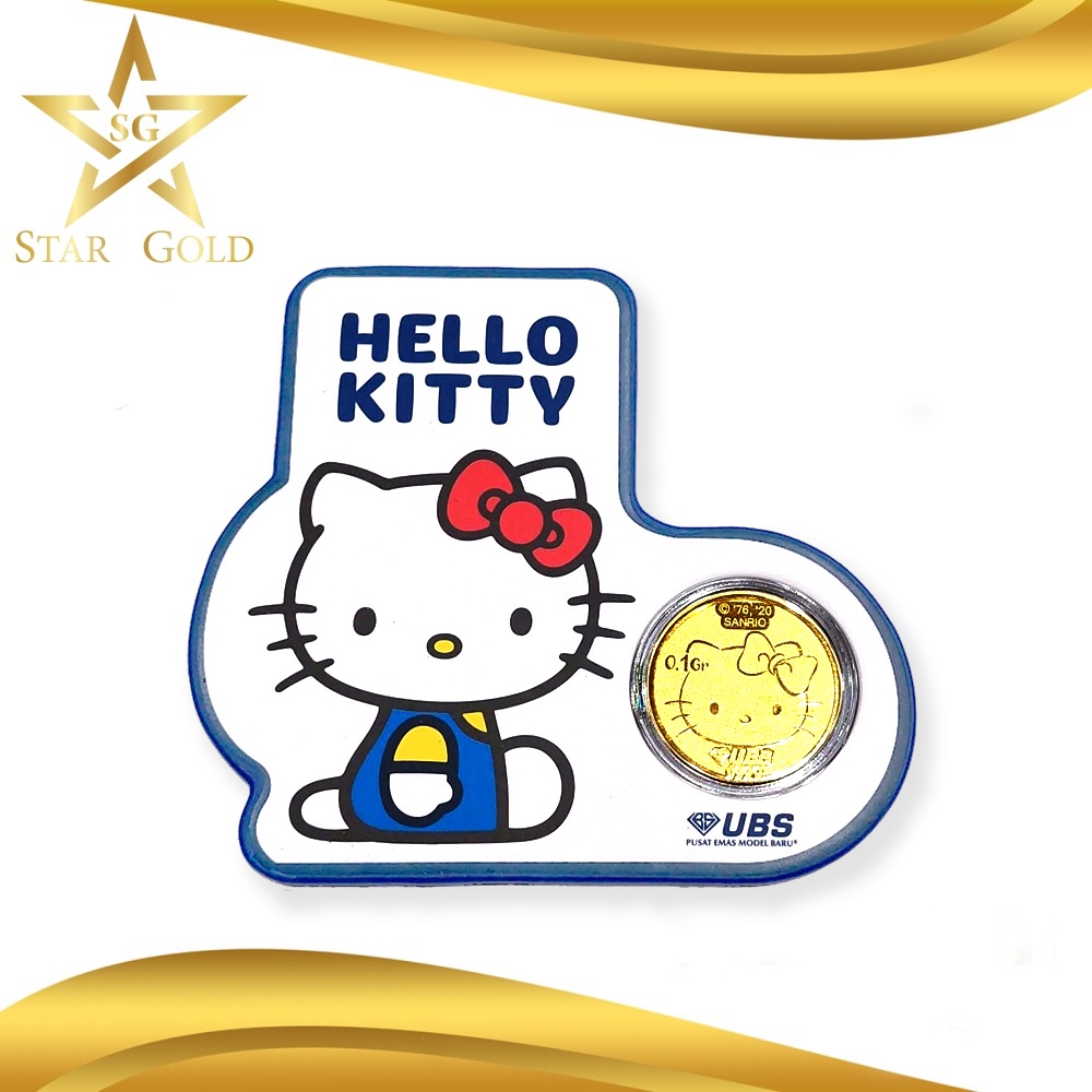 Star Gold Logam Mulia UBS Disney Hello Kitty 0.1 Gram