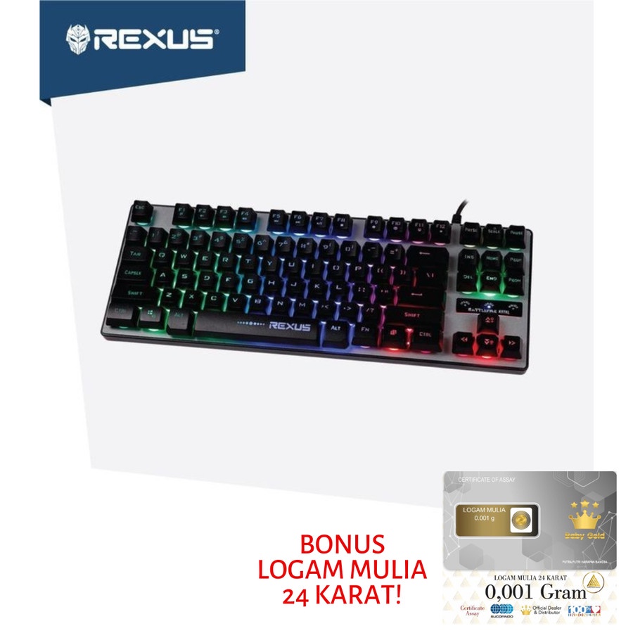 Keyboard Gaming Rexus K9TKL / K9 TKL rexus