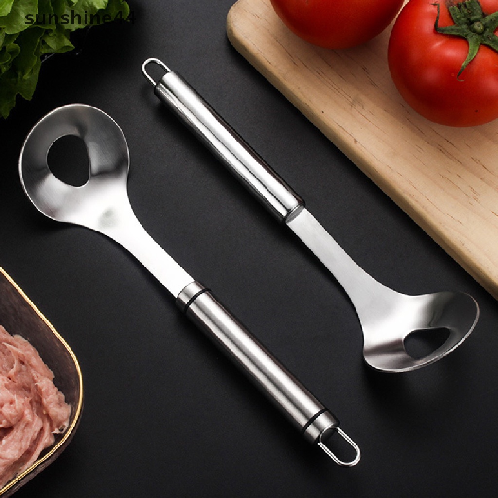 Sunshine Sendok Pembuat Bakso Bahan Stainless Steel Anti Lengket