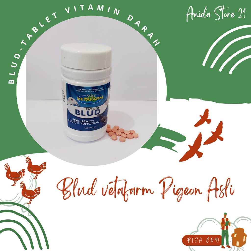 Blud Vetafarm Tablet Jual Perbutir Jamin Asli Original