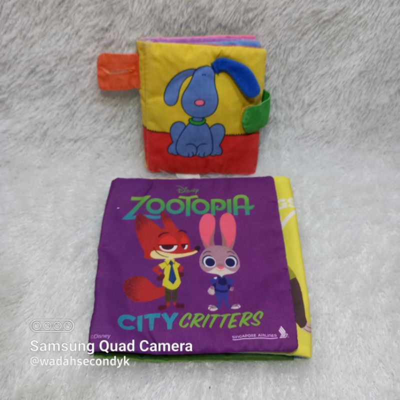 Preloved Soft Sensory Book