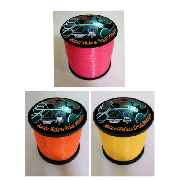 Senar Pancing Serigala Laut (   Pink , kuning ,orange  ) alat pancingSenar SenarNilon mancing joran.