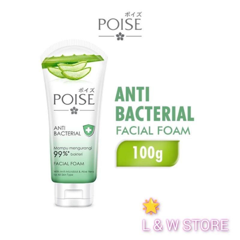 Poise Anti Bacterial Facial Foam 100ml