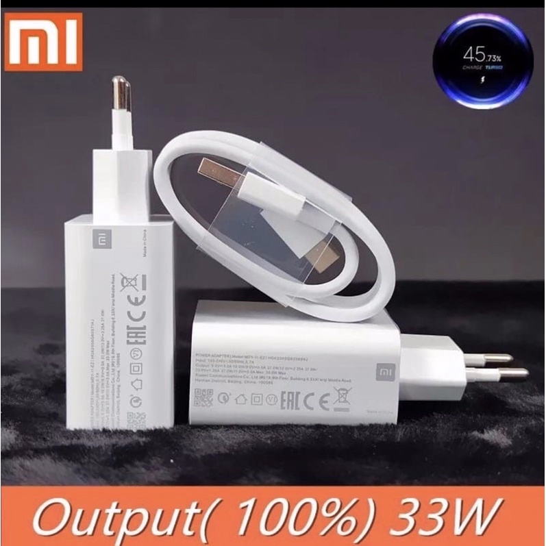 Charger Xiomi Turbo 33Watt Ori Fast Charging New