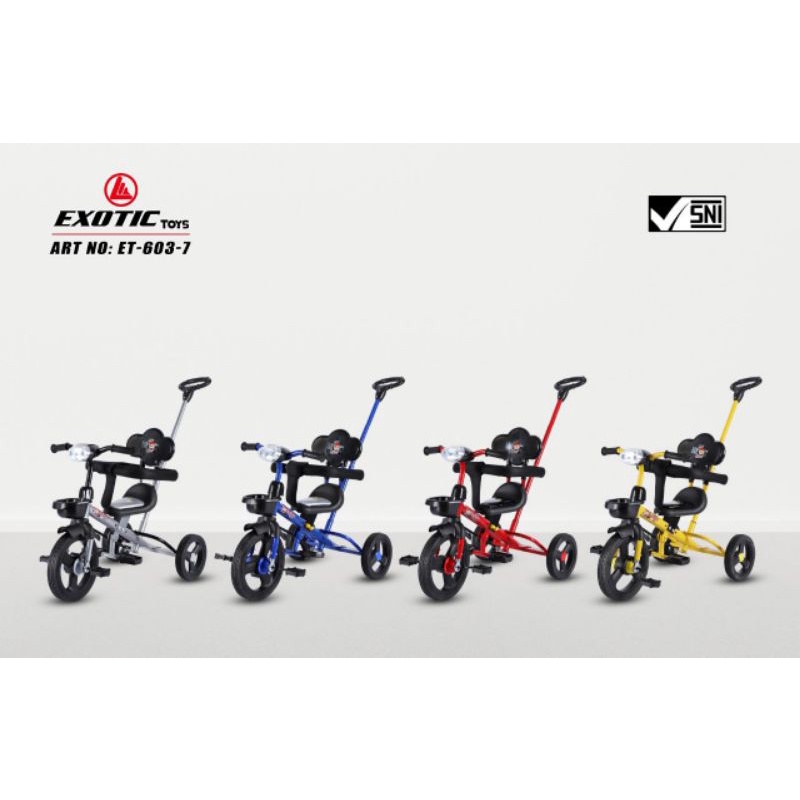 Sepeda roda tiga sepeda anak Stroler Anak AVIATOR AT 306-7  /  TC06 TC 06 / AT603-7 603-7 Murah Bagus