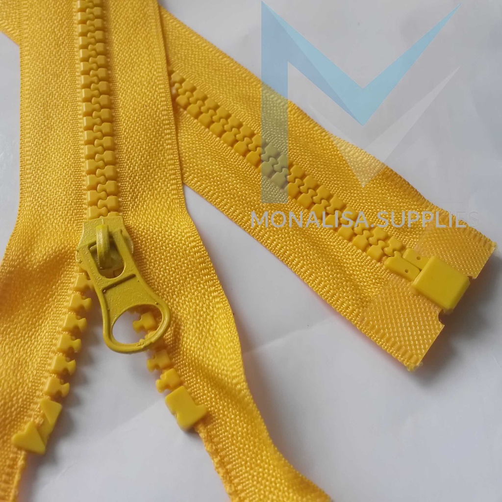 RESLETING JAKET YEE WARNA KUNING- VISLON 60 CM