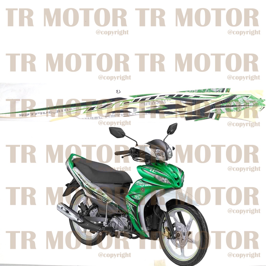 Stiker Motor Jupiter Z1 2013 Sticker Striping Lis Full Set Motor