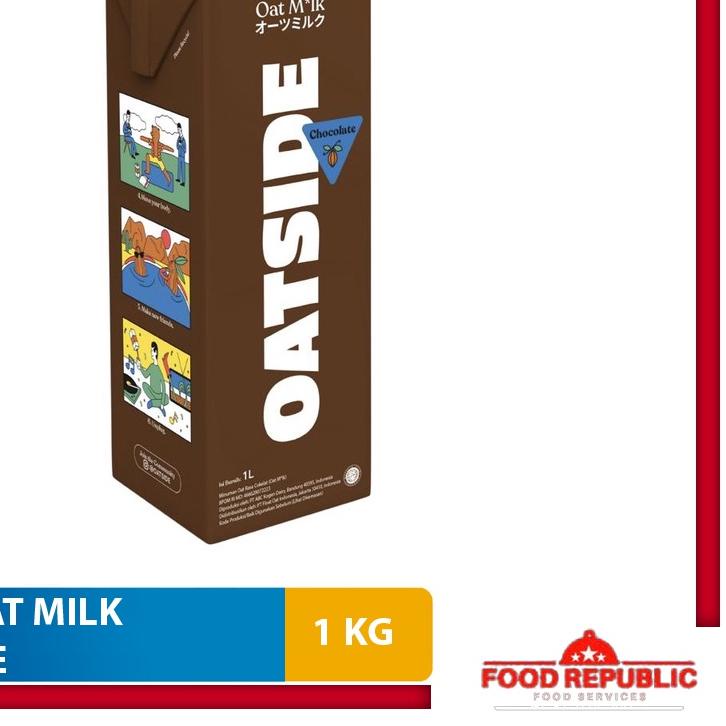 

Oatside Barista Blend 1 Ltr Chocolate Hazelnut Susu Oat Milk Halal