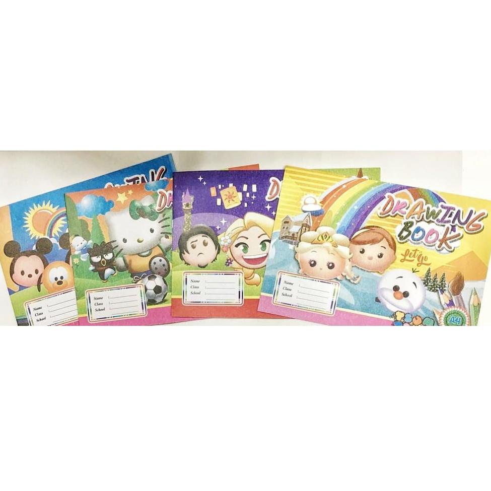

TREND KEKINIAN (10 pcs) Buku gambar fancy A4 (1 pak isi 10 pcs) 3191 ☪