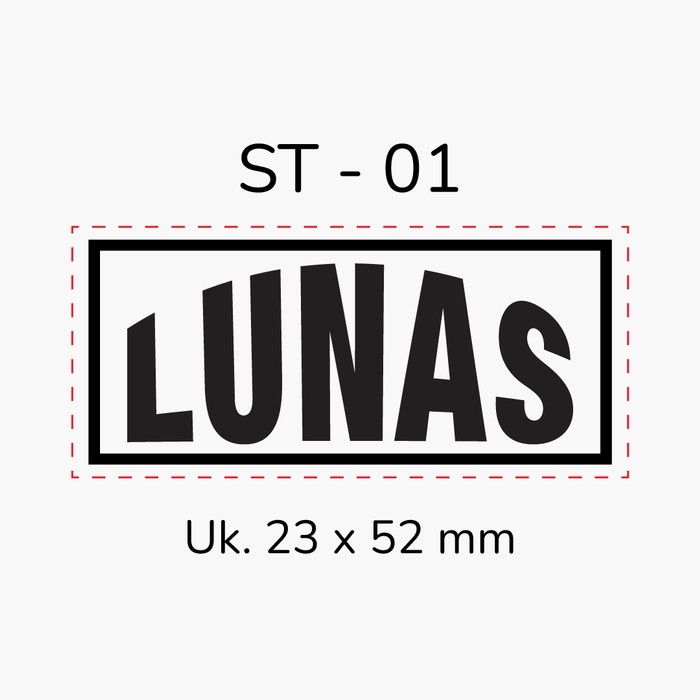 

Letter Stempel Flash / Cetak Stempel Lunas / Stemple Asli / Stampel Copy