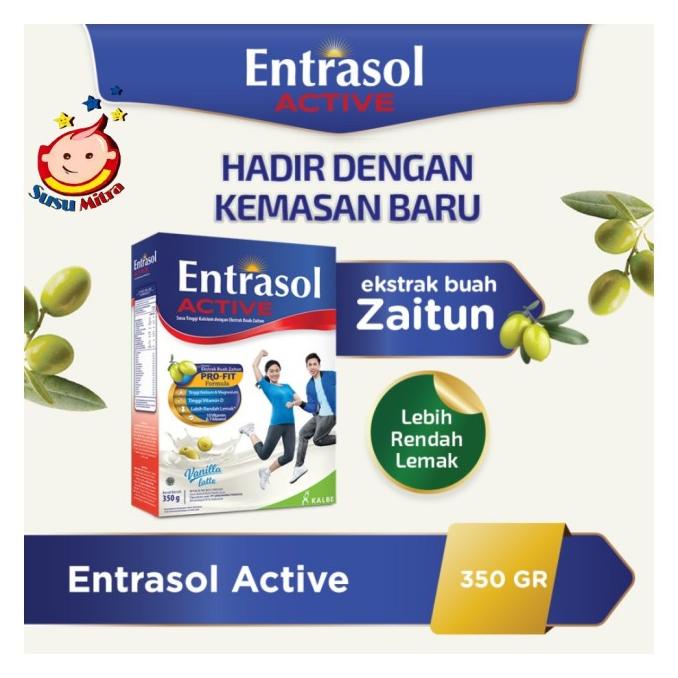 

[ COD ] ENTRASOL ACTIVE VANILA LATEE 360GR