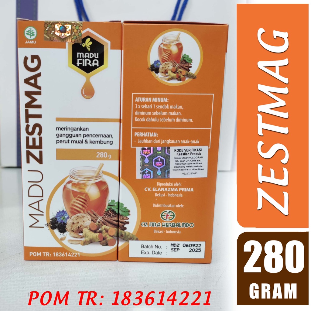 ZESTMAG Madu Zestmag Obat Asam Lambung Madu Asam Lambung