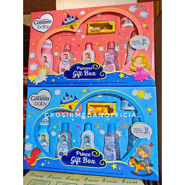 CUSSONS BABY BOX BESAR GIFT SET PINK DAN BIRU - RANGKAIAN PRODUK PERAWATAN LENGKAP UNTUK BAYI